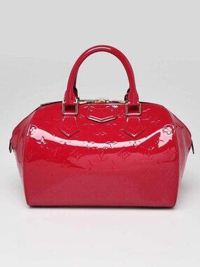 Louis Vuitton Rose Indian Monogram Vernis Montana Bag